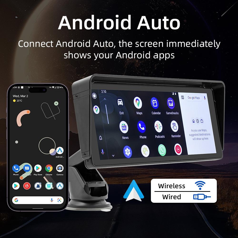10.26 Inch Car Mp5 Player With Carplay / Android Auto - Black 8