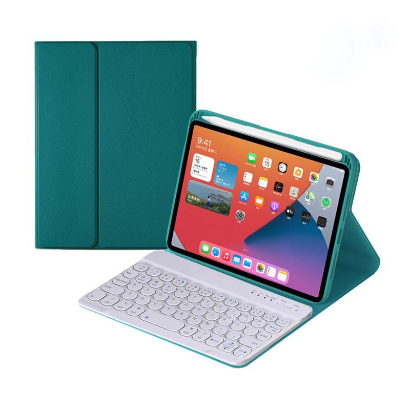 Detachable Bluetooth Keyboard Leather Case For Ipad Mini 6 With Holder - Black 12