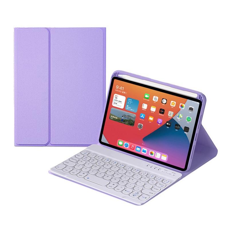Detachable Bluetooth Keyboard Leather Case For Ipad Mini 6 With Holder - Black 14