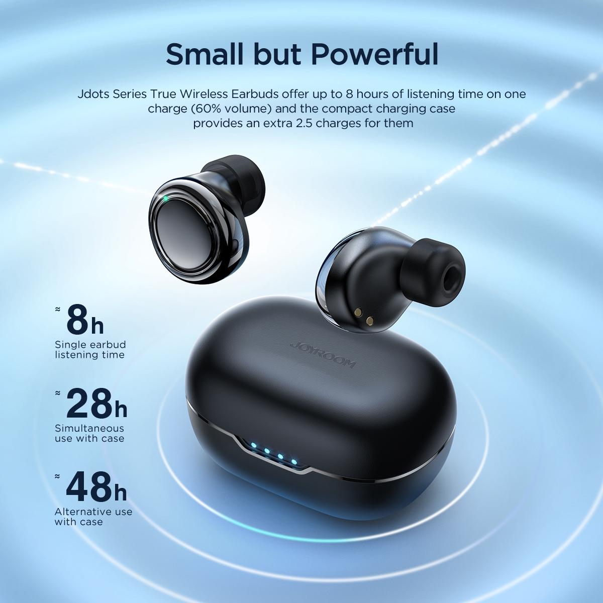 Jdots True Wireless Bluetooth Earphones - Jr-db1 Series - Black 14