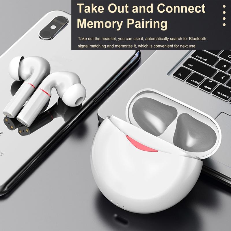 T & g T50 Sport Tws Bluetooth Earbuds with Noise Canceling and Mic - Black 3