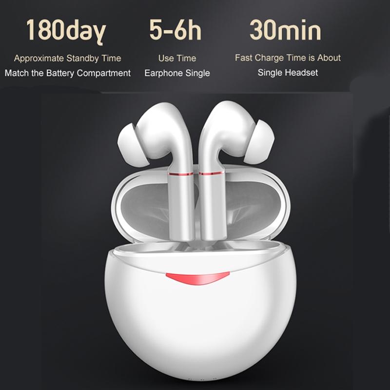 T & g T50 Sport Tws Bluetooth Earbuds with Noise Canceling and Mic - Black 9
