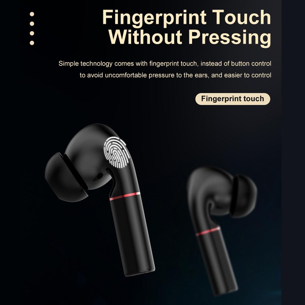 T & g T50 Sport Tws Bluetooth Earbuds with Noise Canceling and Mic - Black 10