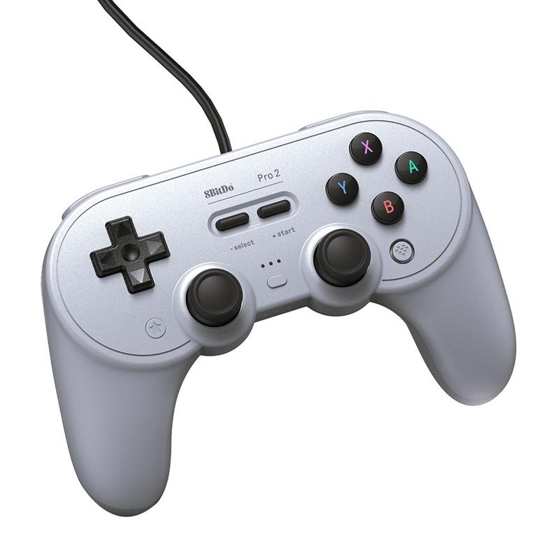 8bitdo Pro 2 Wired Gamepad for Switch - White 9