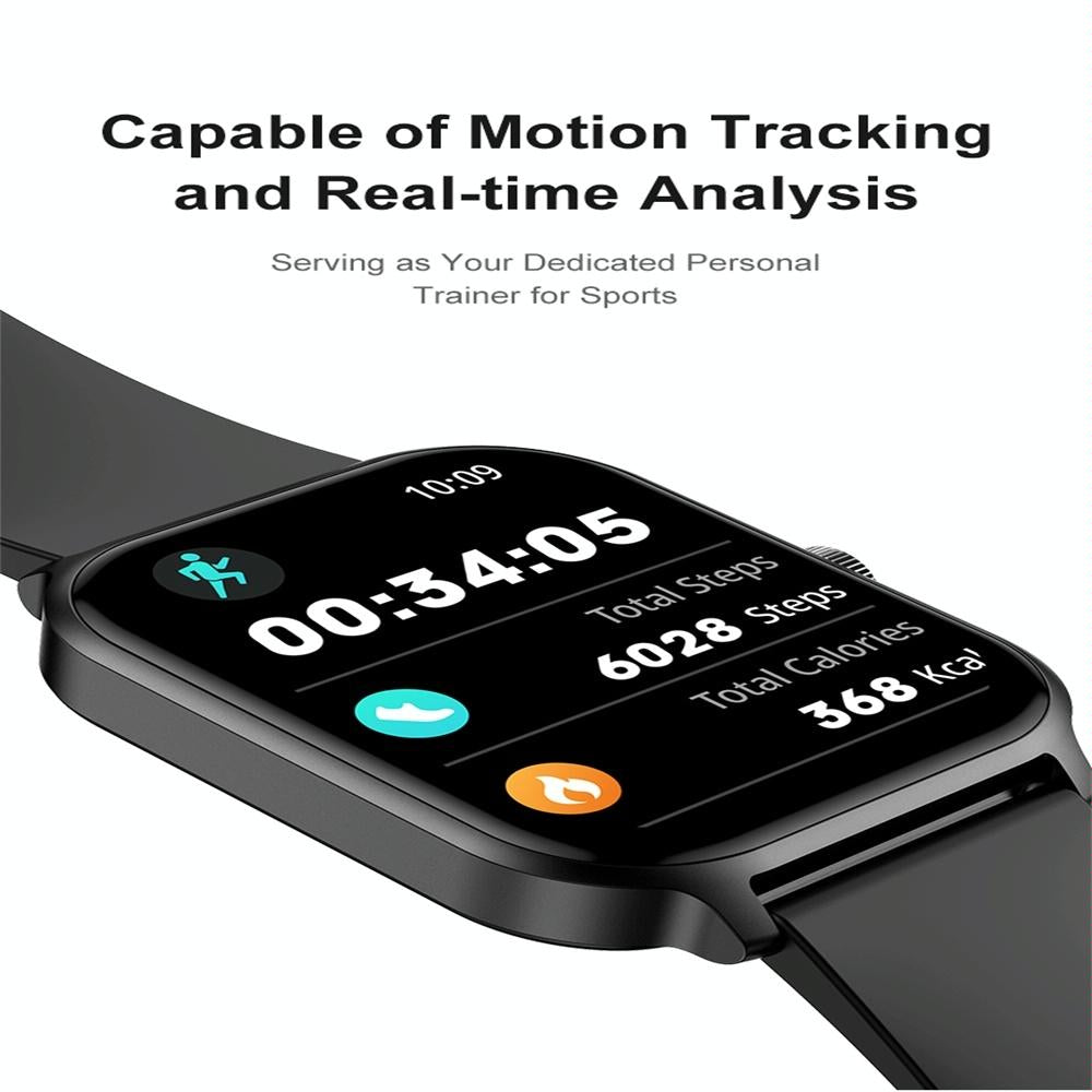 1.93 Inch Colour Screen Smart Watch Support Bluetooth Call / Health Monitoring - Black 7