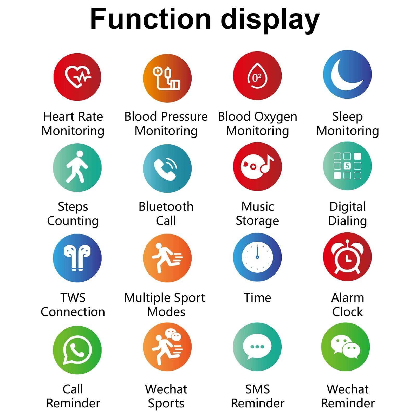 1.28 Inch Touch Screen Ip67 Waterproof Smart Watch Support Bluetooth Call / Sleep Monitoring / Heart Rate Monitoring Black 12