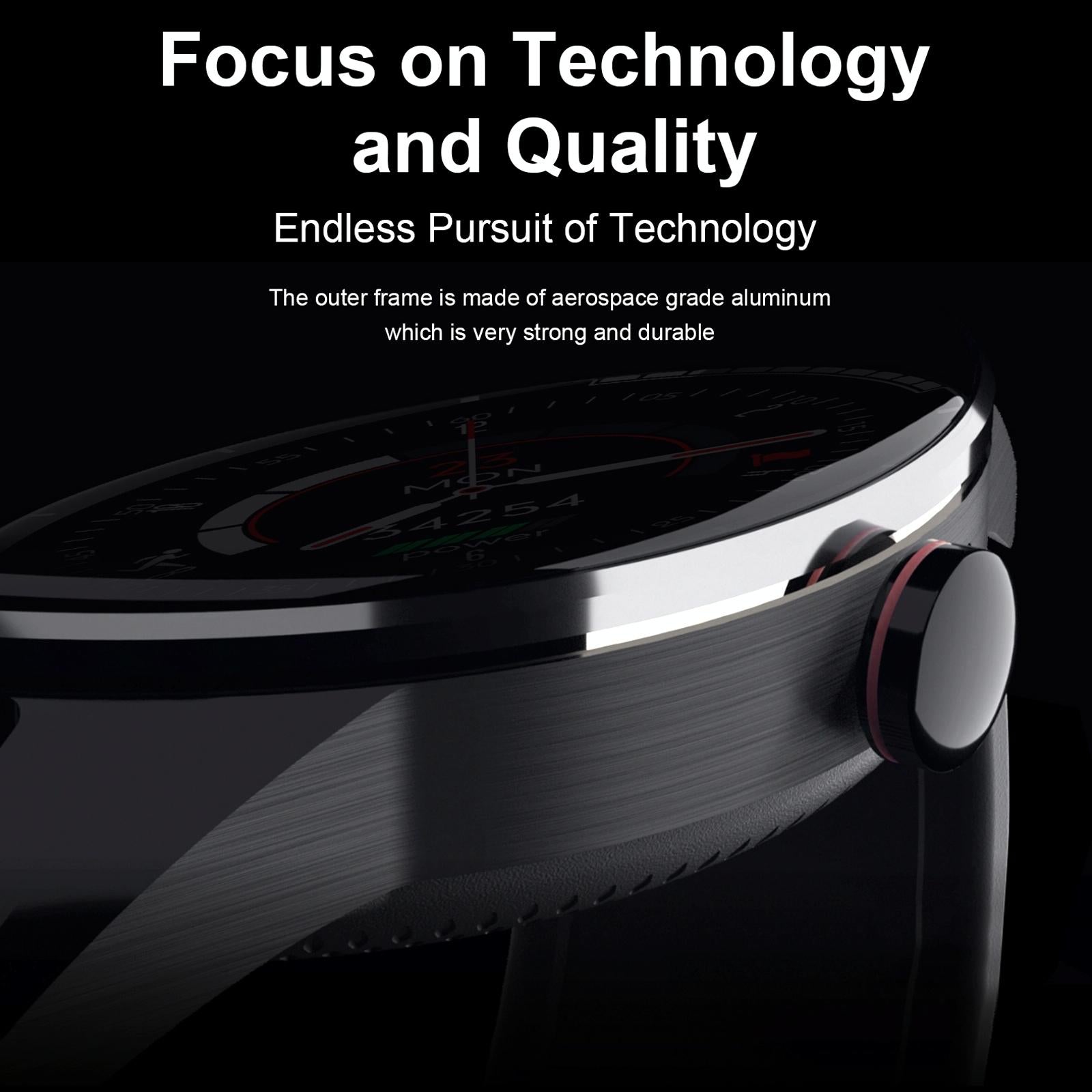 1.28 Inch Touch Screen Ip67 Waterproof Smart Watch Support Bluetooth Call / Sleep Monitoring / Heart Rate Monitoring Black 14