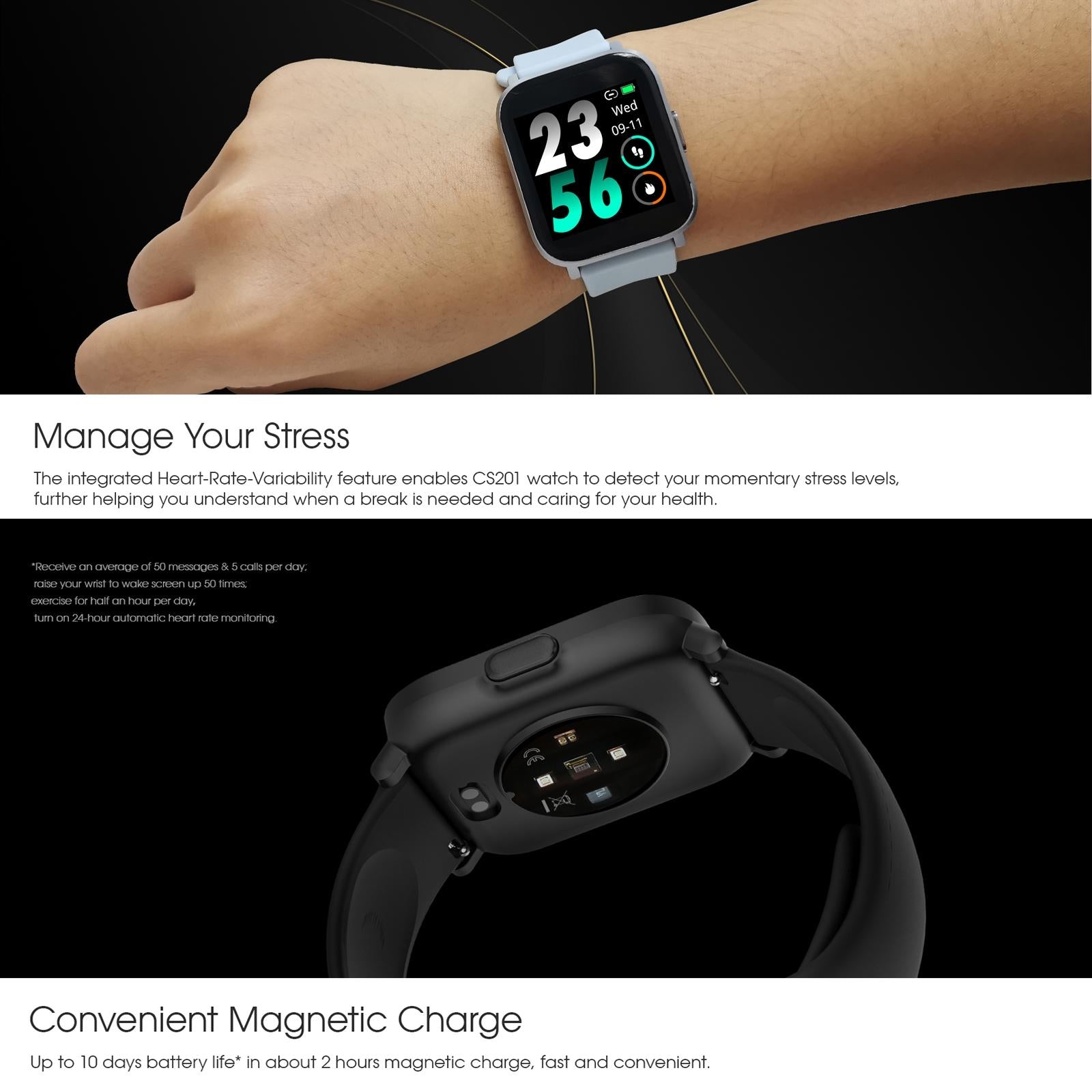 1.3 Inch Waterproof Sport Smart Watch With Tft Screen Sleep Heart Rate Blood Oxygen Monitoring 7