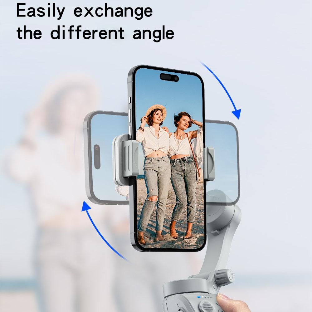 Three-axis Handheld Gimbal for Sf18 Phone - Anti-shake White 5