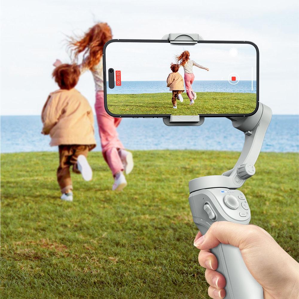 Three-axis Handheld Gimbal for Sf18 Phone - Anti-shake White 7