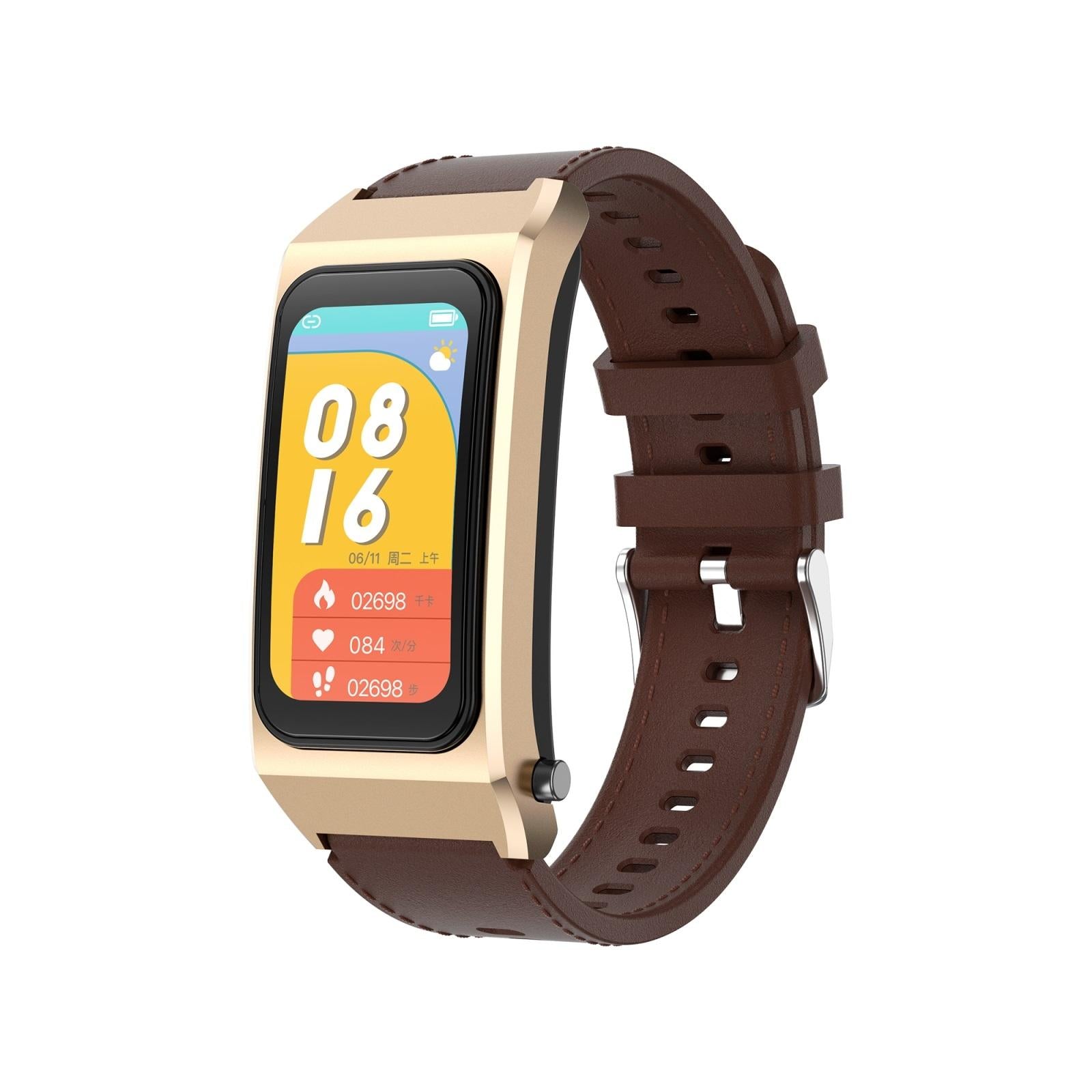 1.98 Inch 2 In 1 Bluetooth Earphone Smart Watch With Ecg & Nfc Support - Black 3