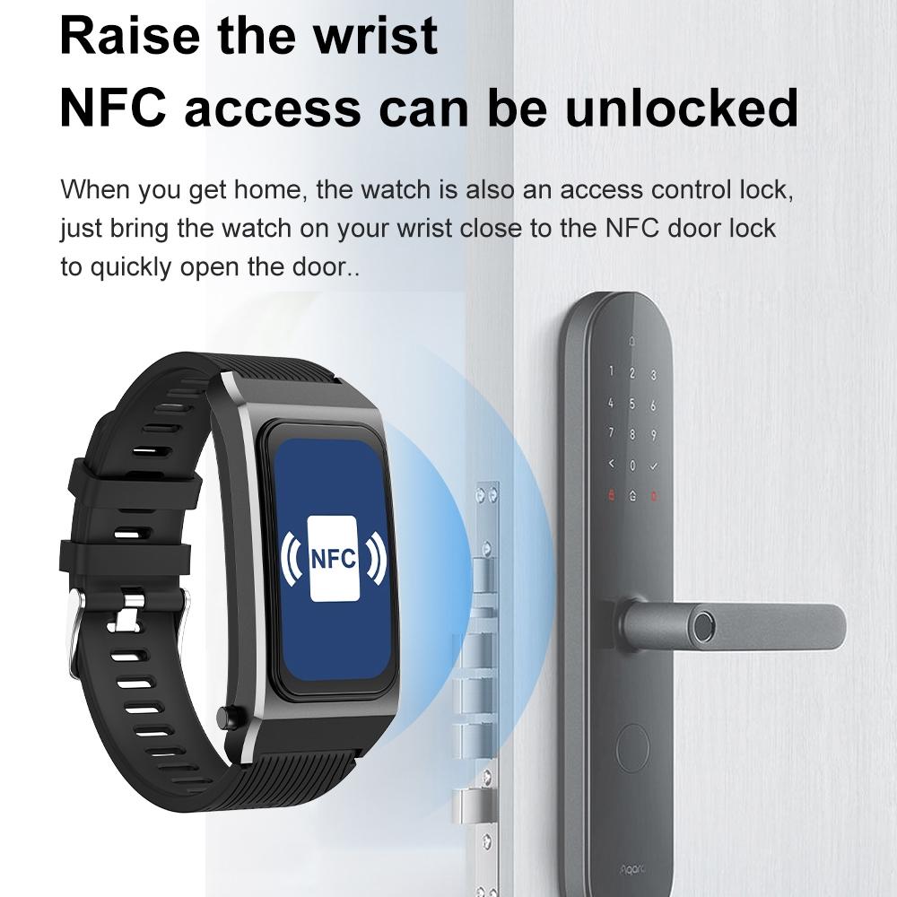 1.98 Inch 2 In 1 Bluetooth Earphone Smart Watch With Ecg & Nfc Support - Black 6