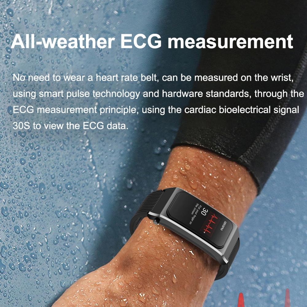 1.98 Inch 2 In 1 Bluetooth Earphone Smart Watch With Ecg & Nfc Support - Black 10
