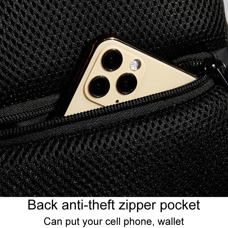 Waterproof Anti Theft Men Crossbody Bag Business Casual Multifunctional - Blue 10