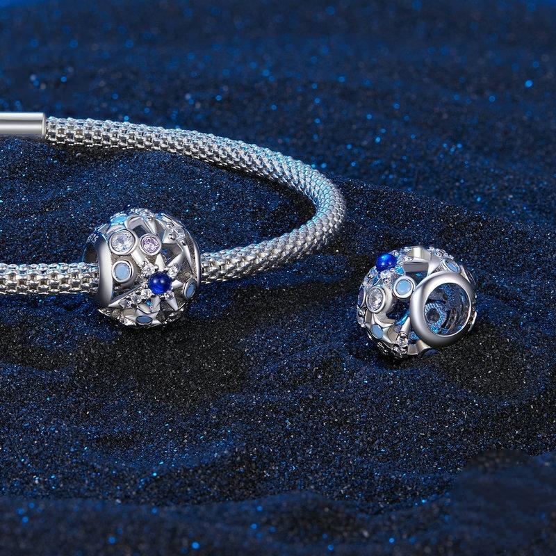 925 Sterling Silver Diy Bead Bracelet & Necklace Set 6
