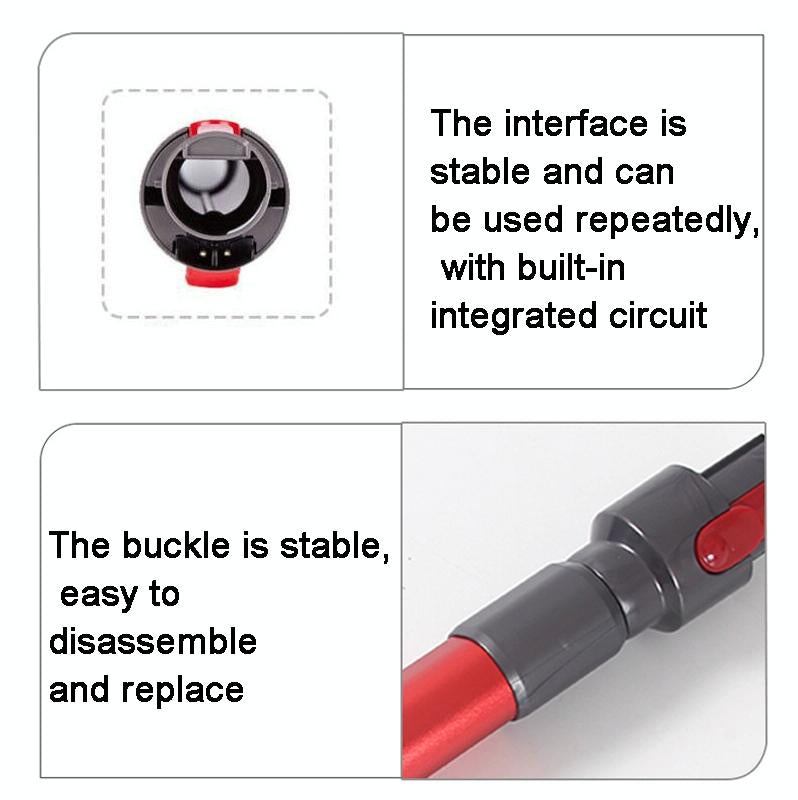 Metal Extension Tube for Dyson Vacuum Cleaners - Red 7