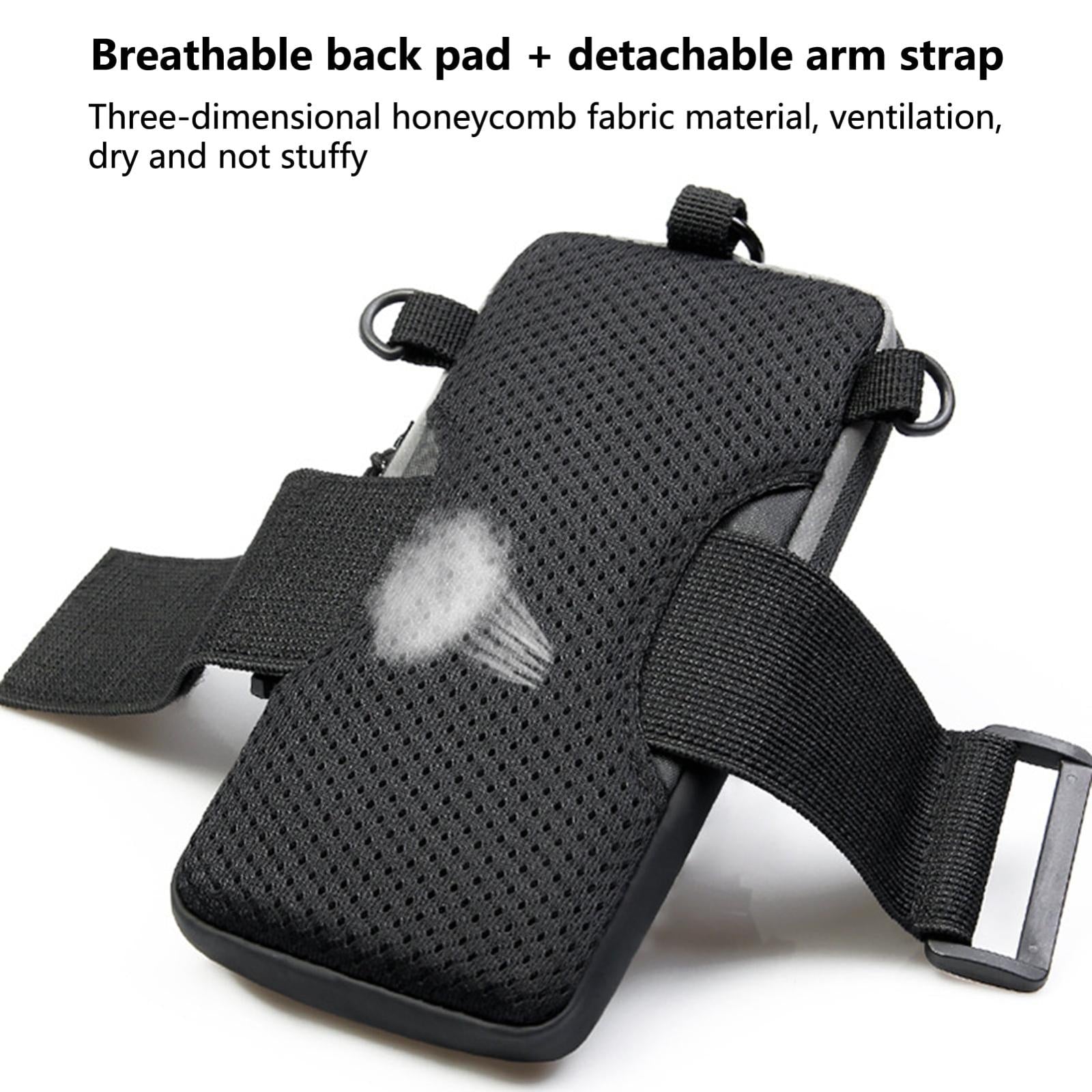 Multi Function Crossbody Bag For Outdoor Sports Fits Mobile Phones Men And Women - Grey 11