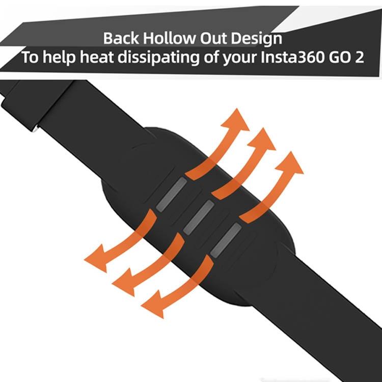 Protective Silicone Camera Strap for Insta360 Go2 6