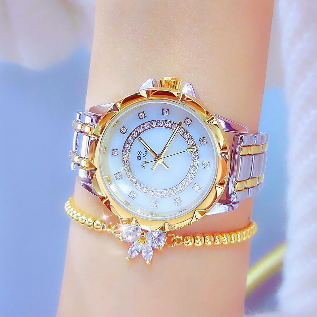 Elegant Lace Women Watch - Golden 4