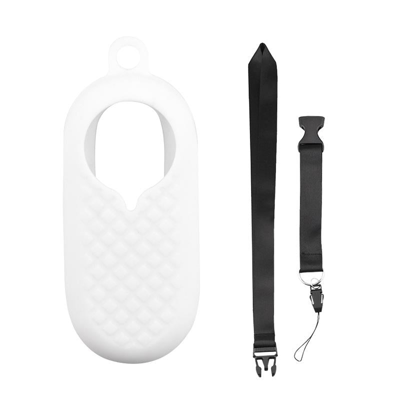 Silicone Camera Case Set with Lanyard for Insta360 Go2 - Black 8