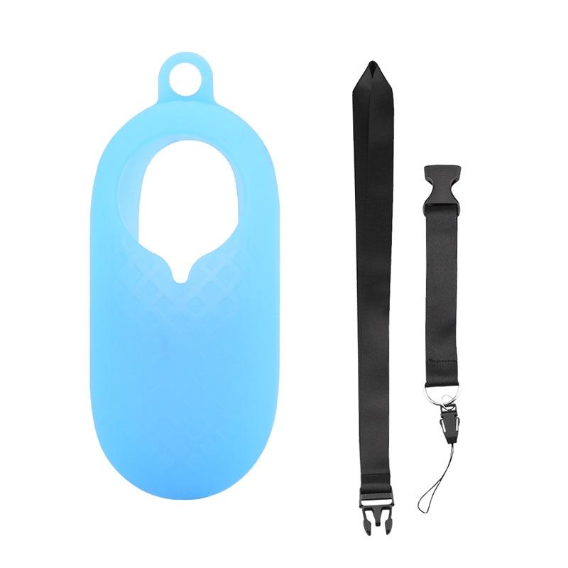 Silicone Camera Case Set with Lanyard for Insta360 Go2 - Black 9
