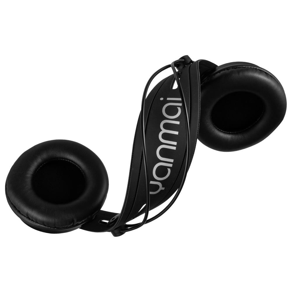 Foldable Lightweight Recording Headphones Gold 3