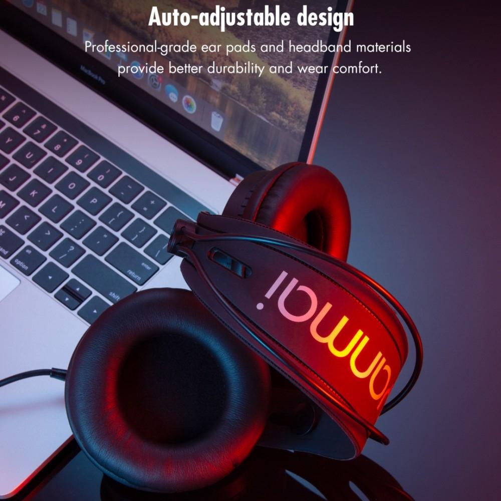 Foldable Lightweight Recording Headphones Gold 4