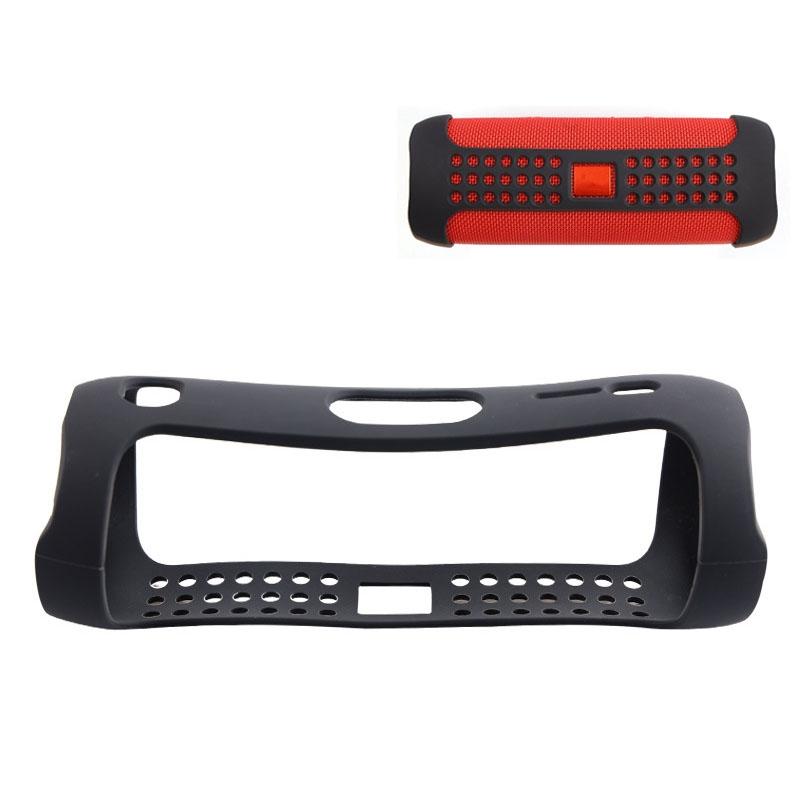 Eco-friendly Silicone Case for Jbl Flip 5 Bluetooth Speaker - Black 9