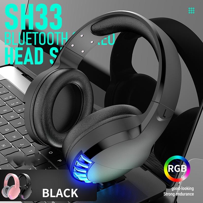 Rgb Dual-Mode Bluetooth Gaming Headset - Black 11