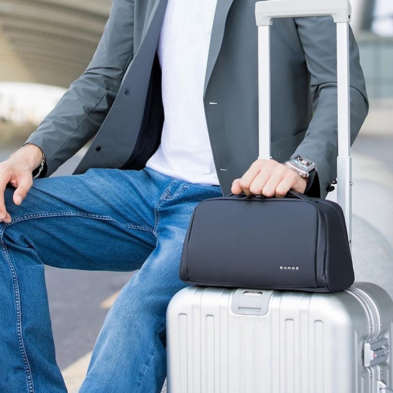 Waterproof Cosmetic Bag For Convenient Storage Black 7