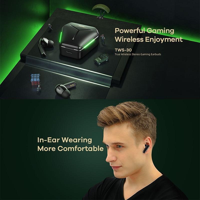 Wireless Gaming Earbuds - True Stereo Bluetooth 5.0 White 5