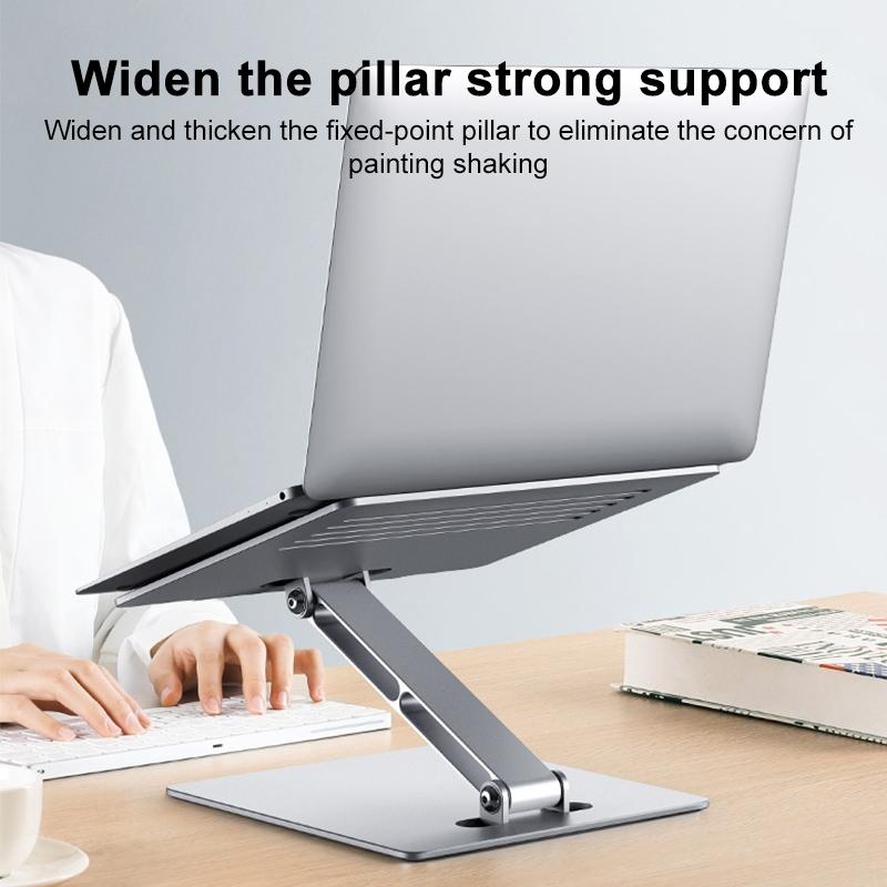 Lenovo Thinkplus Laptop Stand - Silver Desktop Compatible 5