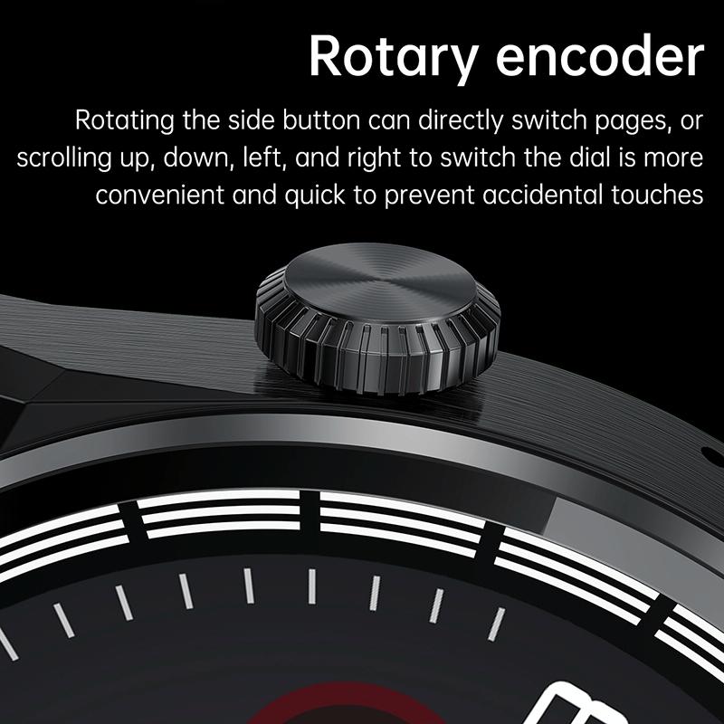 1.60 Inch Black Dial Silicone Band Ip68 Waterproof Smart Watch Support Bluetooth Call Black 6
