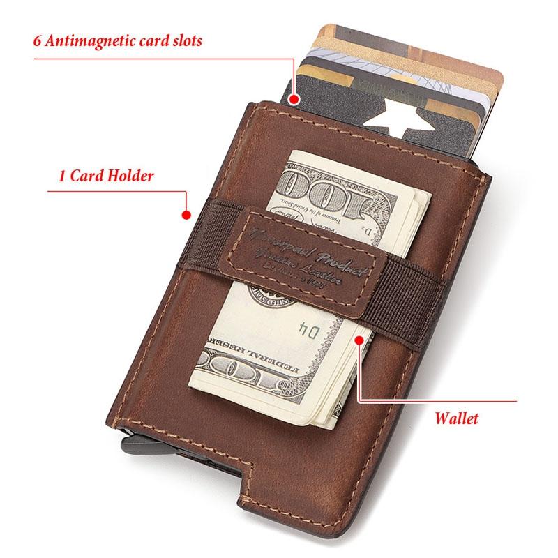 Leather Rfid Credit Card Holder - Secure & Stylish - Black 7