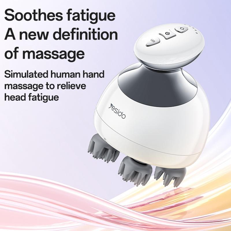 Yesido Mg12 Waterproof Head Massager White 3