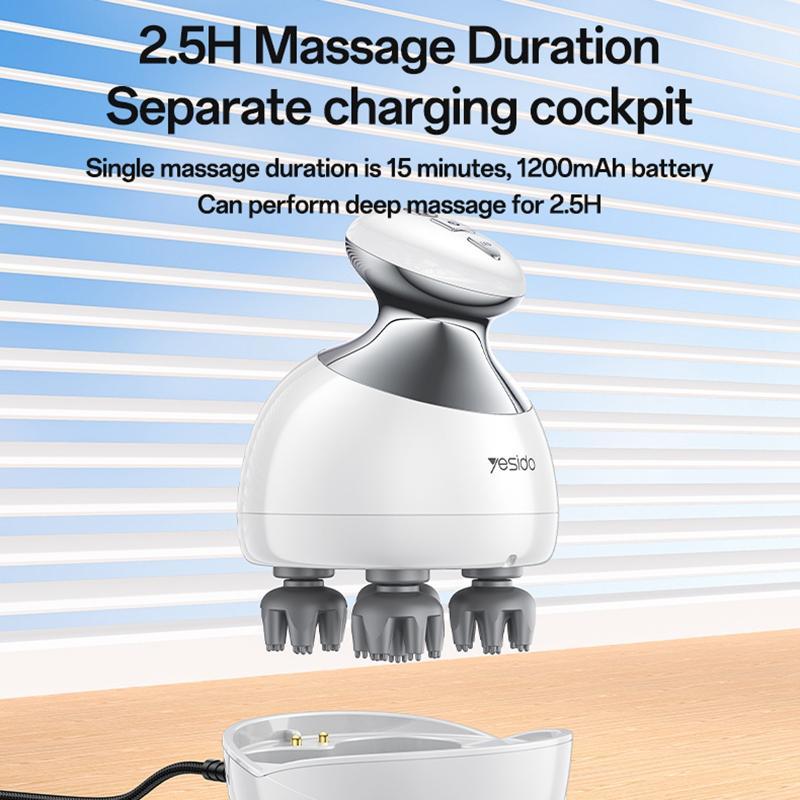 Yesido Mg12 Waterproof Head Massager White 8