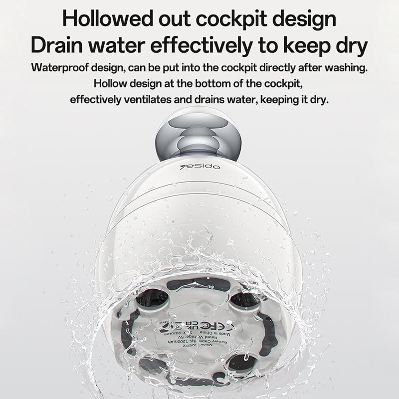 Yesido Mg12 Waterproof Head Massager White 12