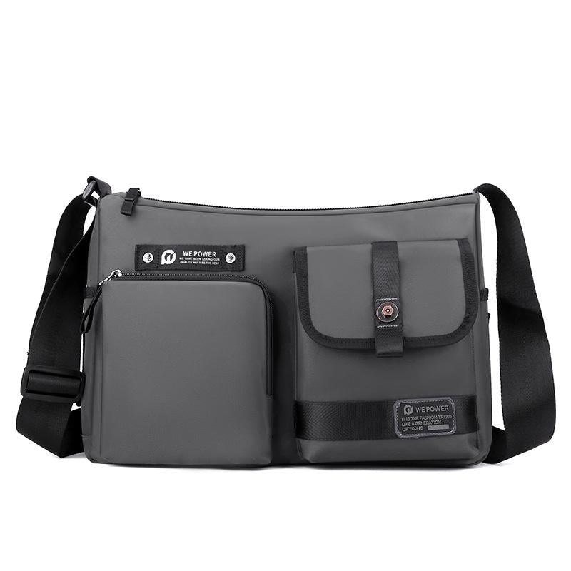 Crossbody Shoulder Bag For Casual Men Outdoor Functionality - Black 12