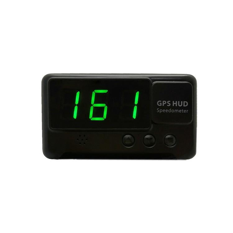 Universal Car Hud Speed Meter 3 Inch Projection Gps Display Black