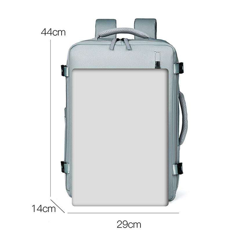 Spacious Travel Backpack For Laptops - Black 5