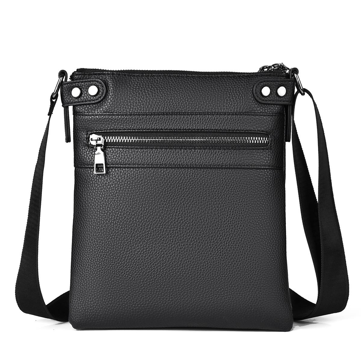 Retro Men's Crossbody Bag Black 4