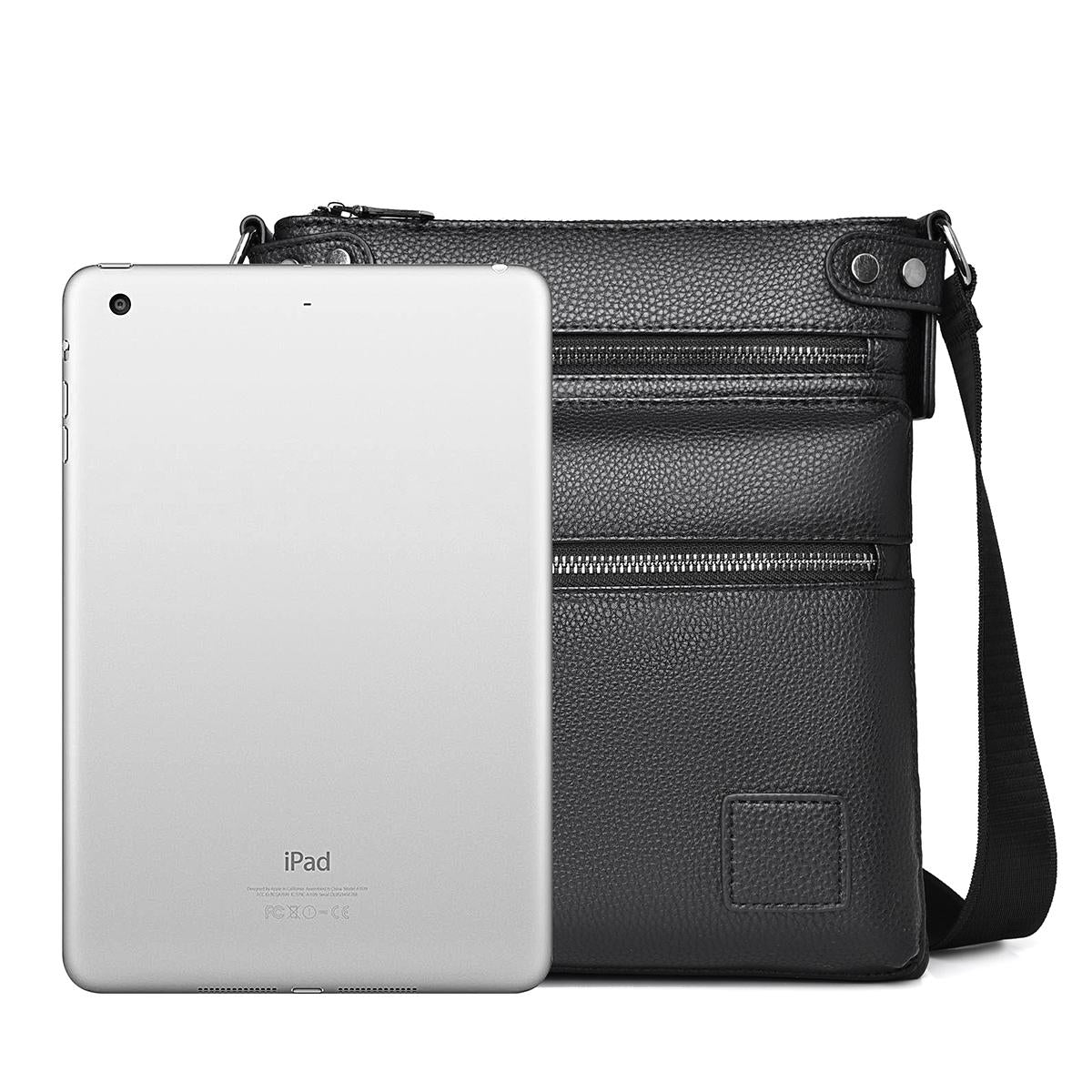 Retro Men's Crossbody Bag Black 5