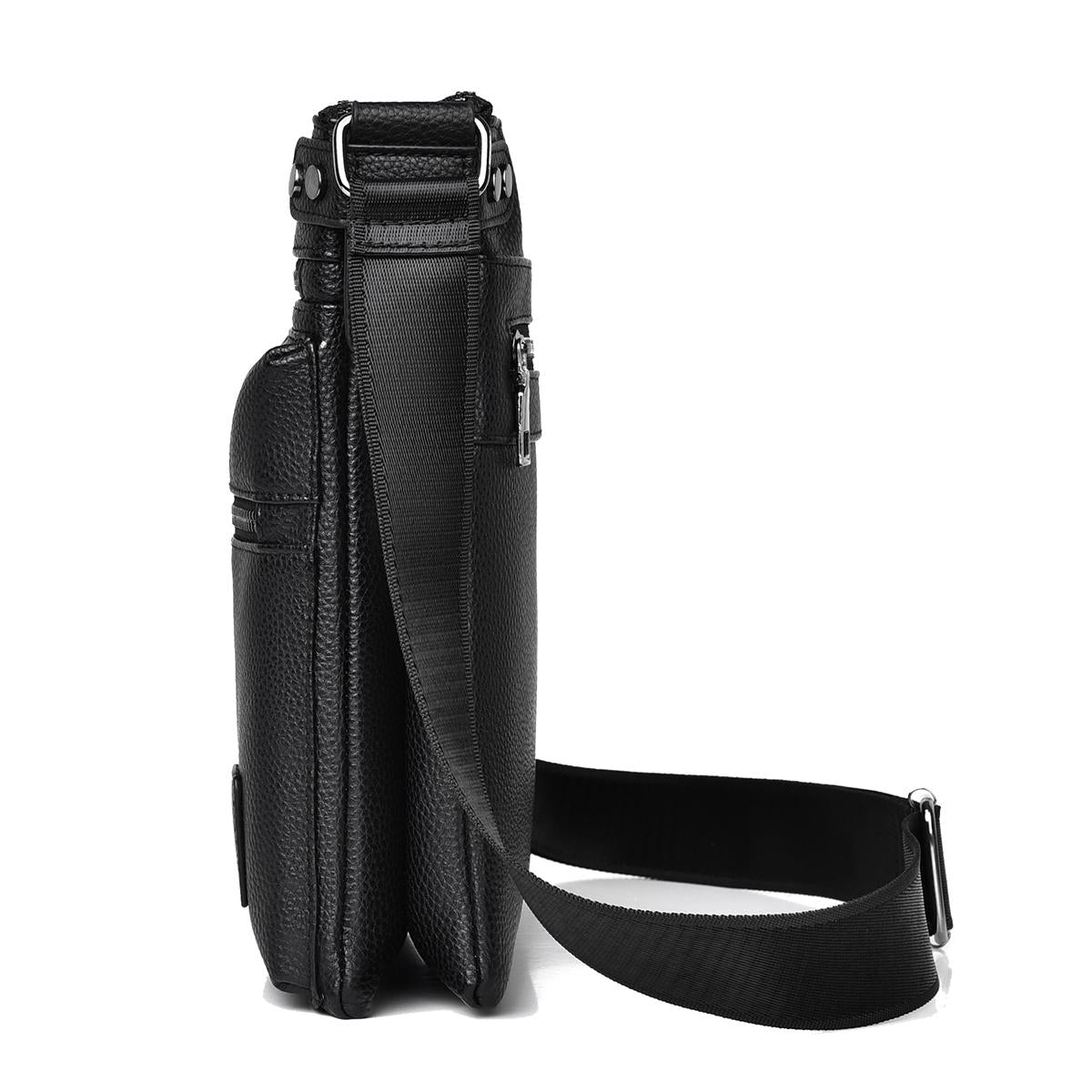 Retro Men's Crossbody Bag Black 7