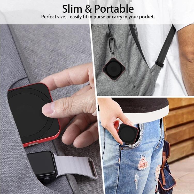 15W 3 In 1 Magnetic Wireless Charger For Smart Devices - Red 12