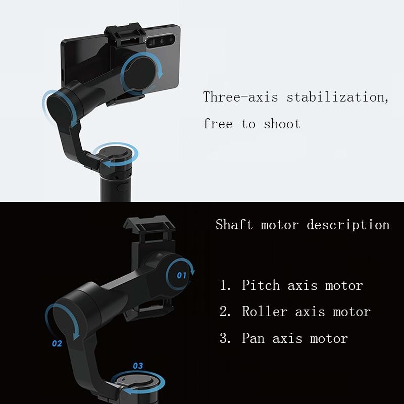 Smart Handheld Mobile Stabilizer - Anti-shake - Black 4