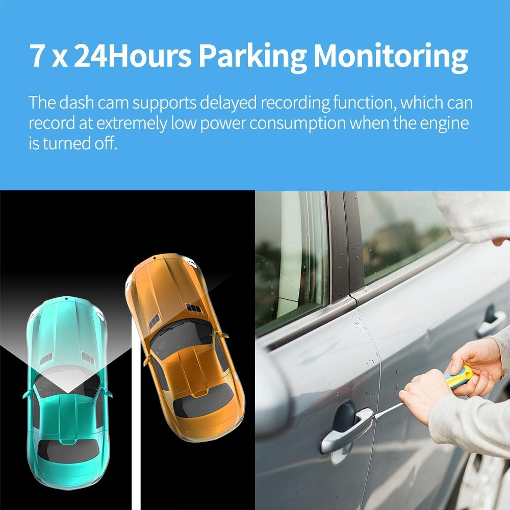 2k Hd Night Vision Car Recorder with Wifi and Single Recording 10