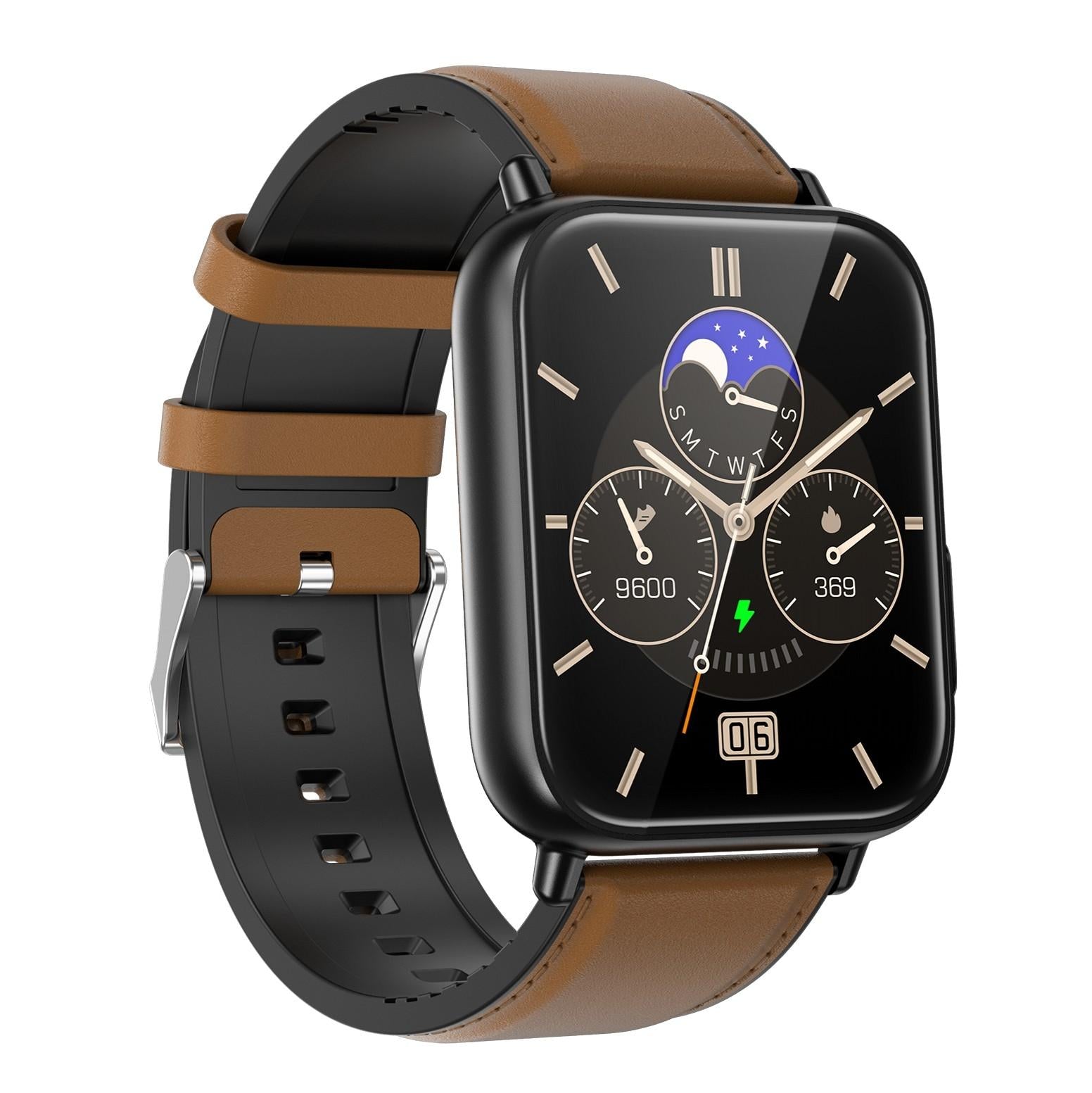 1.91 Inch Waterproof Smart Watch With Ai Diagnosis & Health Monitoring - Black 10