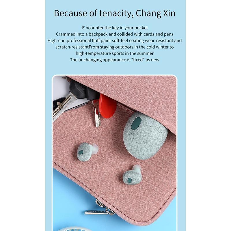 Wireless Bluetooth Earphones with 5d Sound and Magnetic Charging Box - White 7