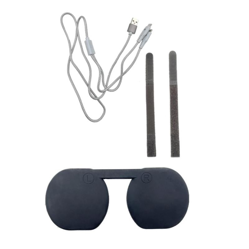 Psvr2 Type c Charging Cable and Glasses Cover Set with Tie 3
