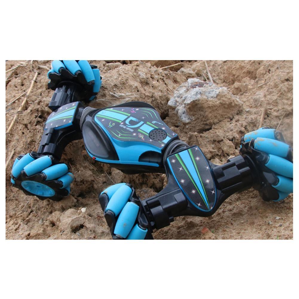 Gesture Control Twisting Car with Music and Deformation - Blue 7